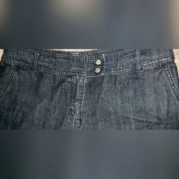 Gouchos by New York & Co, dark wash denim, 12 - Picture 3 of 6